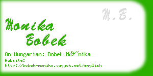 monika bobek business card